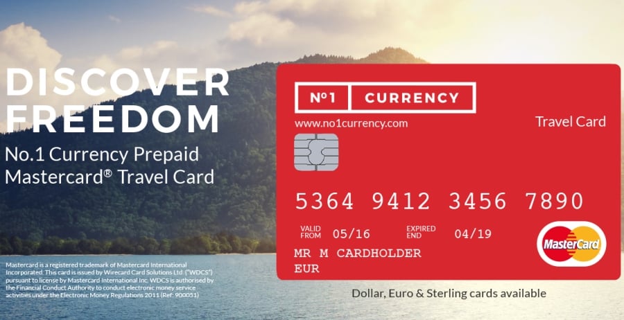 uk travel currency card