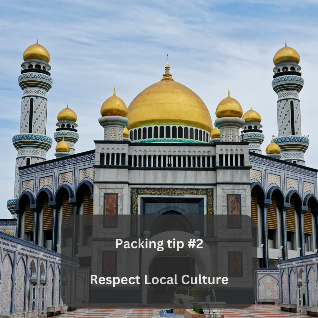 Temple in Dubai Jumeirah Mosque tip to respect local culture
